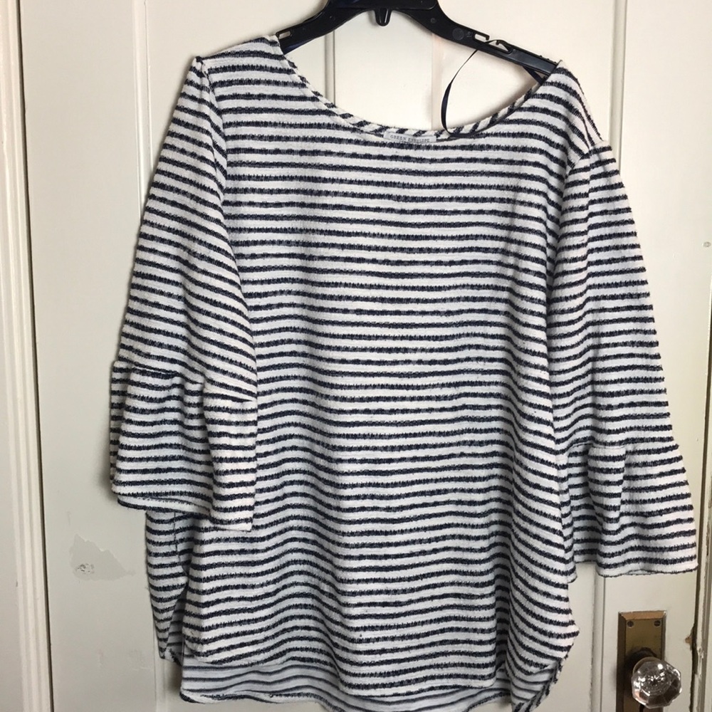 Blue and White stripe shirt